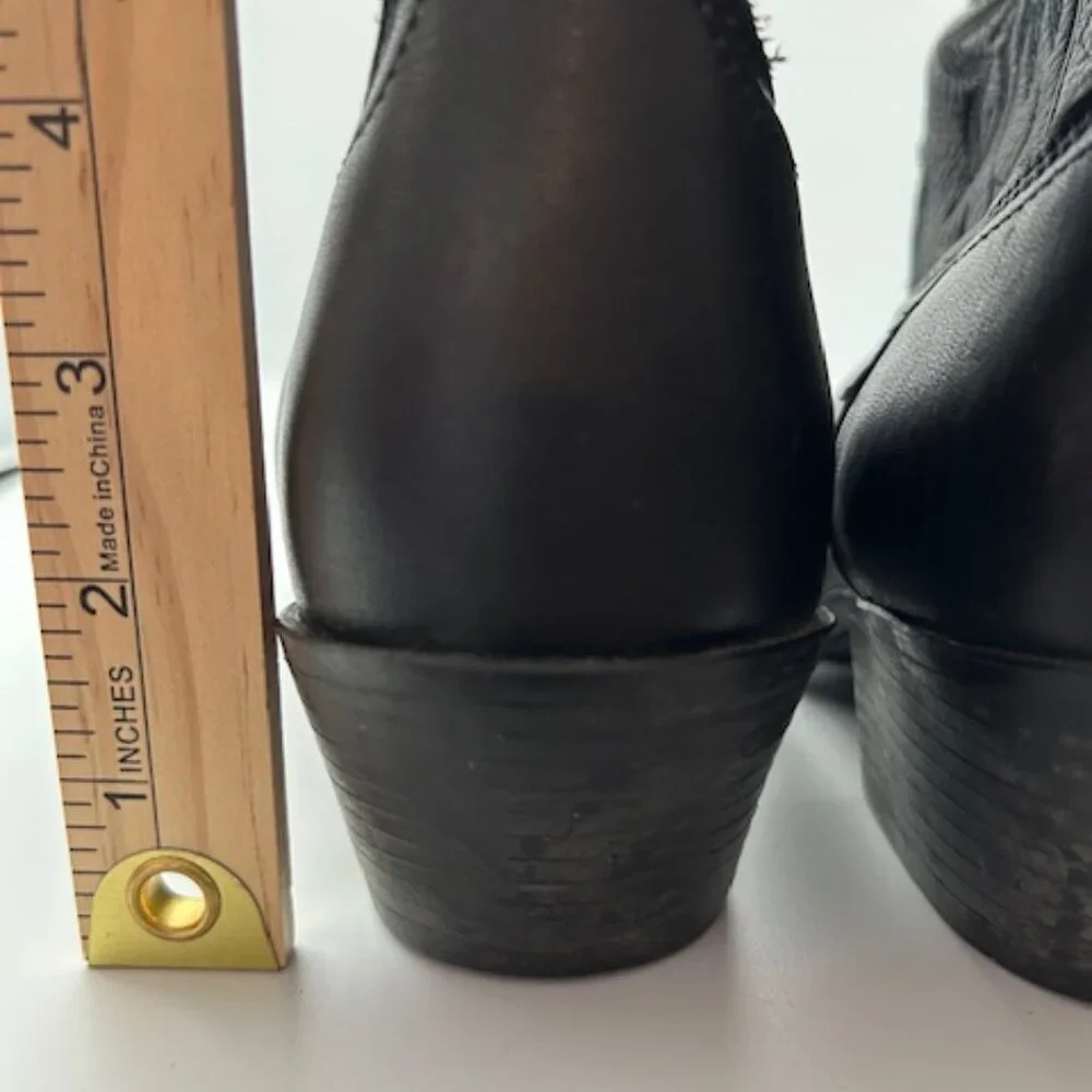 Ariat Women's J Toe Western Boot Black Leather Size 9 Style 10001038 (15771) - Picture 9 of 14